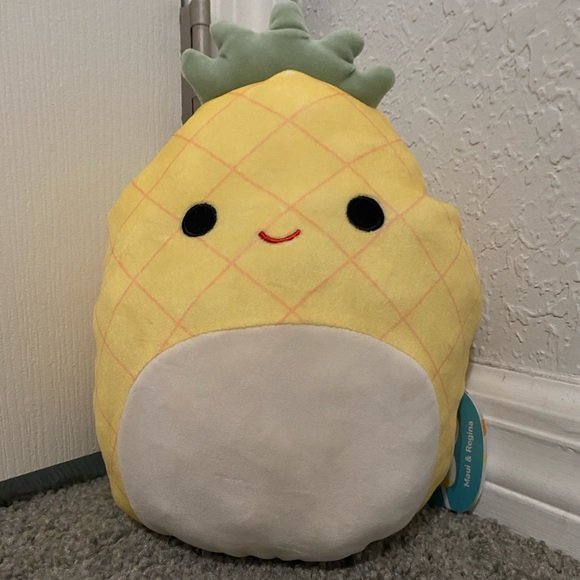 NWT 8” Squishmallows/Flip-A-Mallow, Regina the corgi and Maui the pineapple - Picture 3 of 5
